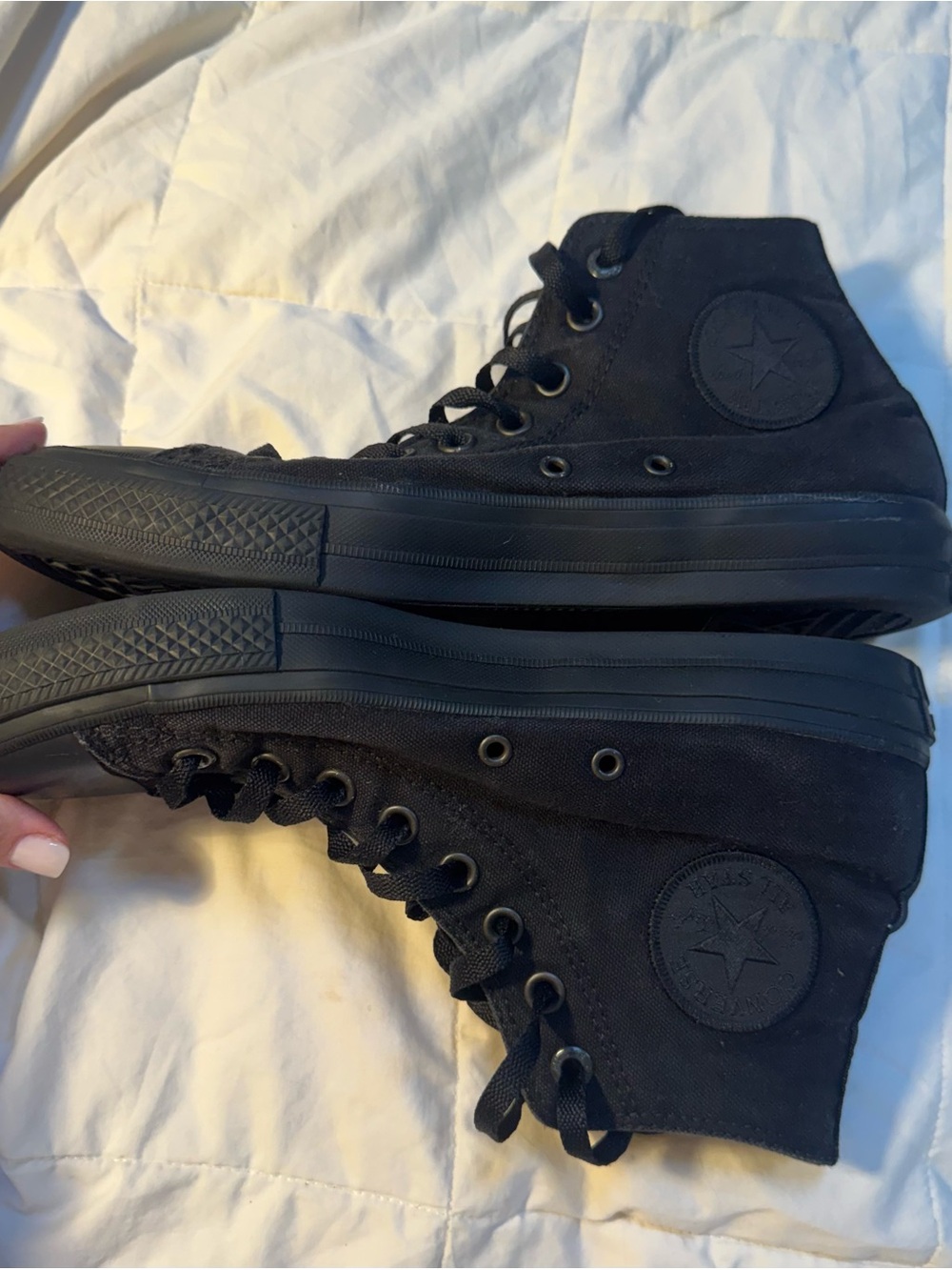 Converse Chuck Taylor II Lunarlon Trie Black High Top Men’s Canvas Shoe M8/ W10 - Picture 10 of 12